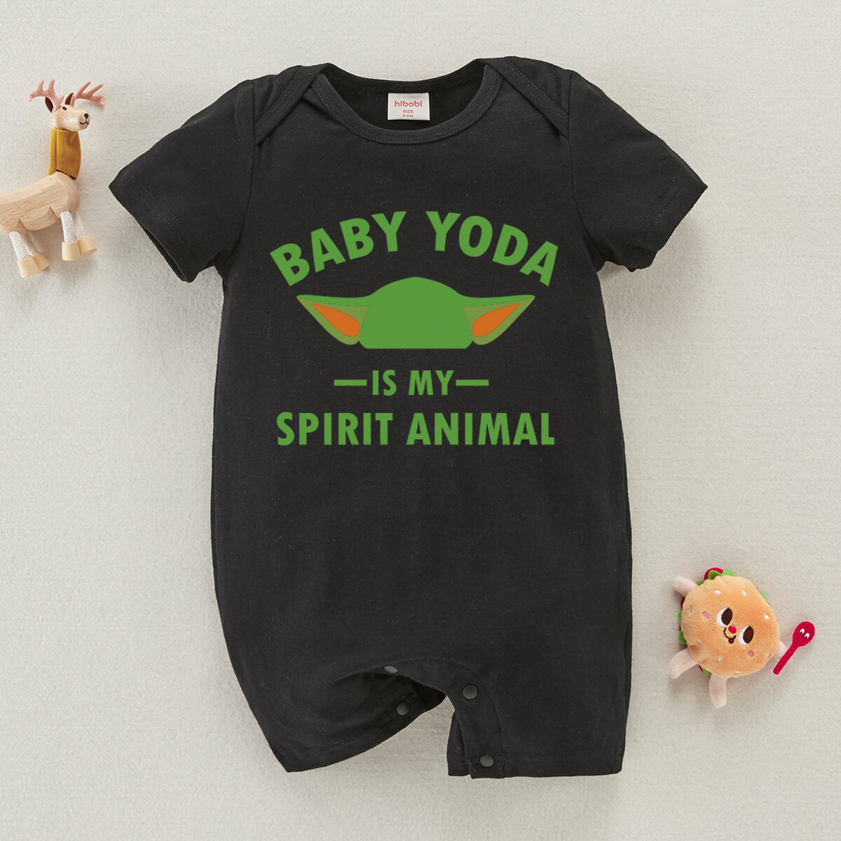 Babay Spirit Animal Print Short Sleeve Boxer Romper Wholesale-Baby Clothes Jumpsuit Short Sleeve Boxer Romper -babiesclotheswholesale